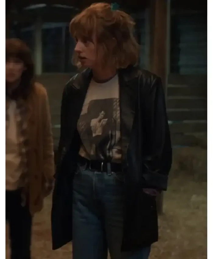 Stranger Things S05 Robin Buckley Leather Blazer