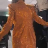 Taylor Swift The End of an Era Orange Sequin Blazer