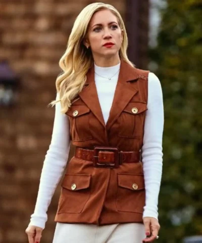 Brittany Snow The Beast in Me S01 Suede Vest