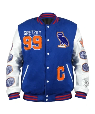 The Great One OVO Wayne Gretzky Varsity Jacket