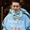 The Tonight Show Starring Jimmy Fallon Timothée Chalamet Light Blue Marty Supreme Jacket