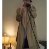 Timothée Chalamet Marty Supreme 2025 Beige Coat