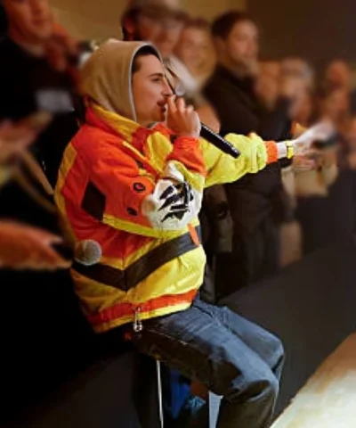 NYC The Underground Table Tennis Tournament Marty Supreme Invitational Timothée Chalamet Multicolor Jacket