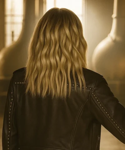 Alternative view of Tulsa King S03 Cleo Montague Leather Jacket