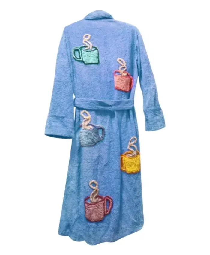 Tyler Durden Fight Club Brad Pitt Bath Robe Purple