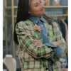 Wear Whatever the F You Want Stacy London Green Plaid Blazer