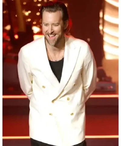 Winter’s Night Tour Charles Kelley White Blazer