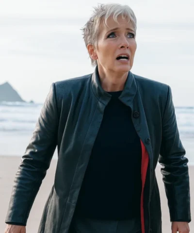 Zoë Boehm Down Cemetery Road Leather Coat