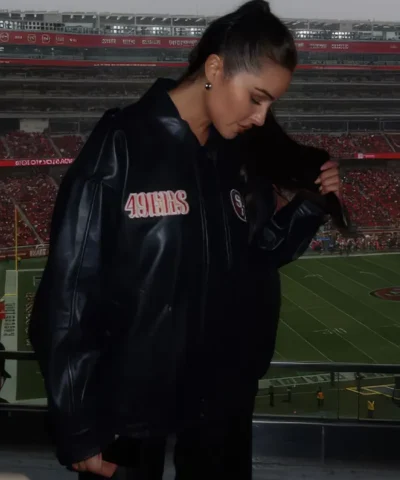 Olivia Culpo San Francisco 49ers Bomber Jacket