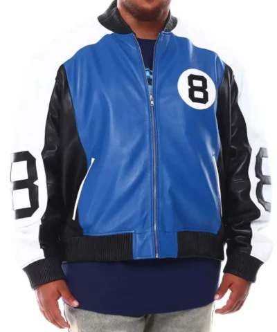 8 Ball Multicolor Leather Jacket