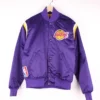 90s Lakers Purple Varsity Jacket