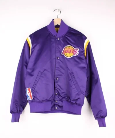 90s Lakers Purple Varsity Jacket