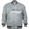 90’s New York Yankees Varsity Silver Jacket