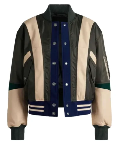 Emily Orozco Access Hollywood Multicolor Bomber Jacket