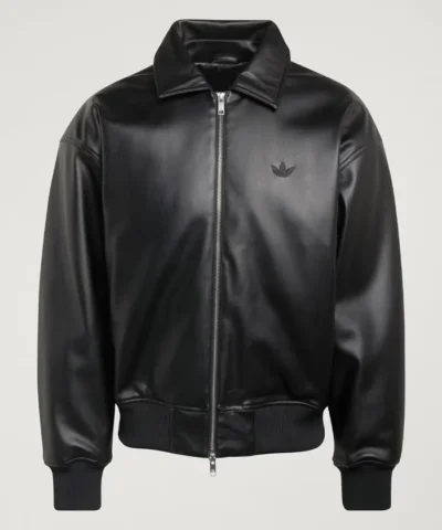 Adidas Essentials Pleather Bomber Jacket