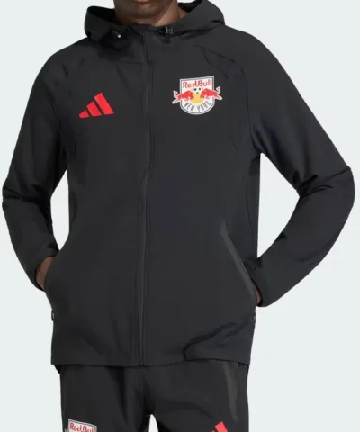 Adidas Red Bull New York Tiro Travel Windbreaker Jacket