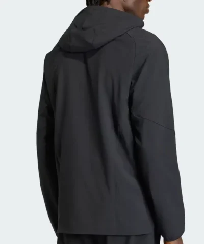 Adidas Red Bull New York Tiro Travel Full Zip Windbreaker Jacket