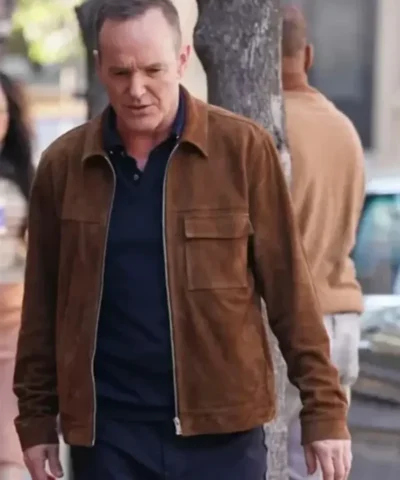 Agents Of Shield Phil Coulson Brown Suede Leather Jacket
