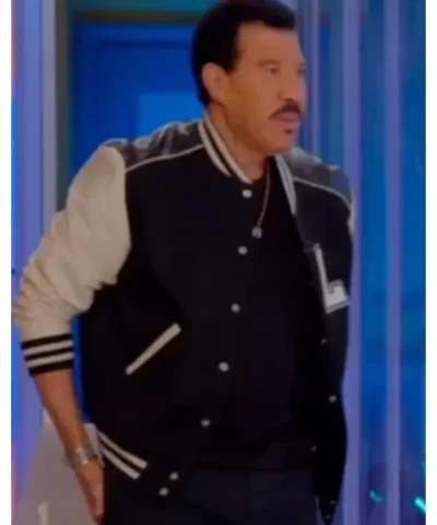 American Idol Season 24 Lionel Richie Black and White Varsity Jacket