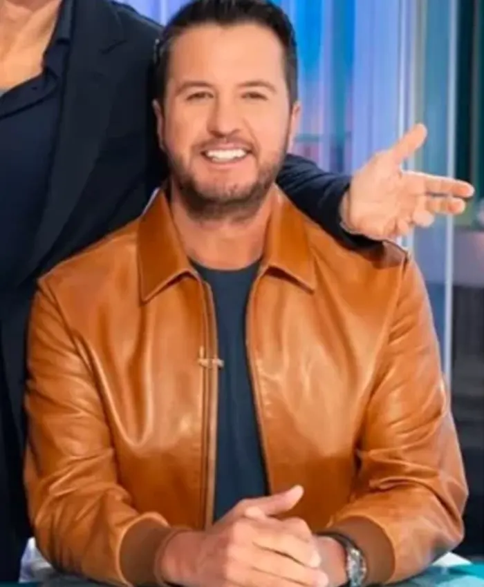 American Idol S24 Luke Bryan Leather Jacket