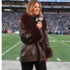 Andrews Brown Fur Coat