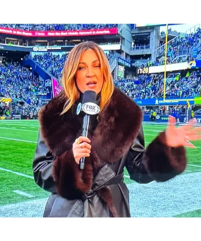 Andrews Brown Fur Coat