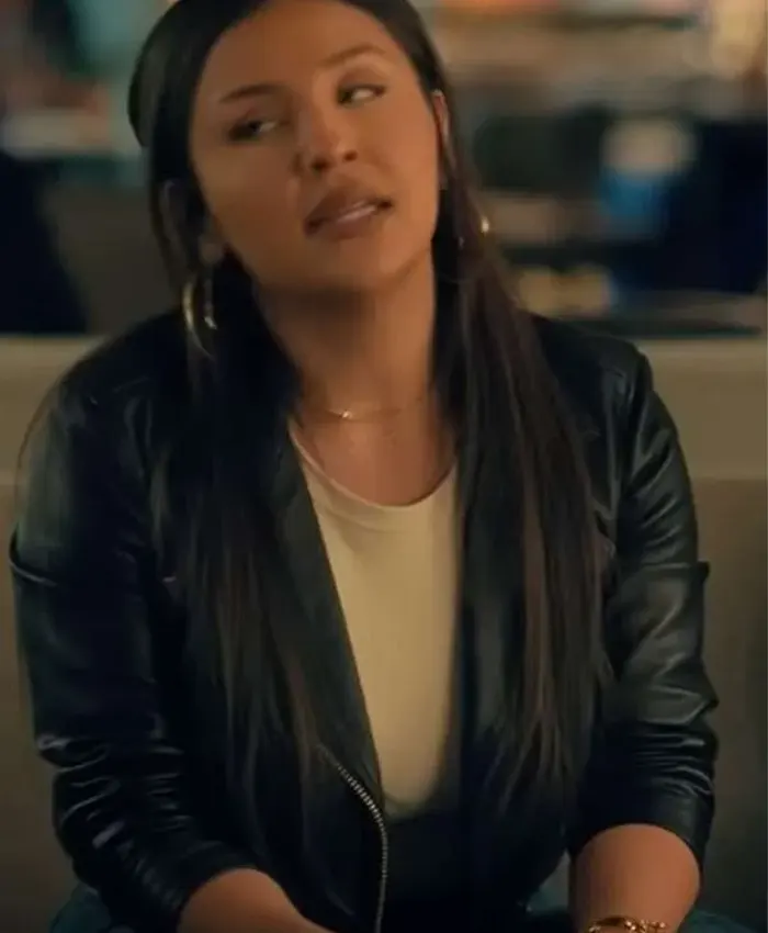 Relationship Goals Annie Gonzalez Black Leather Jacket