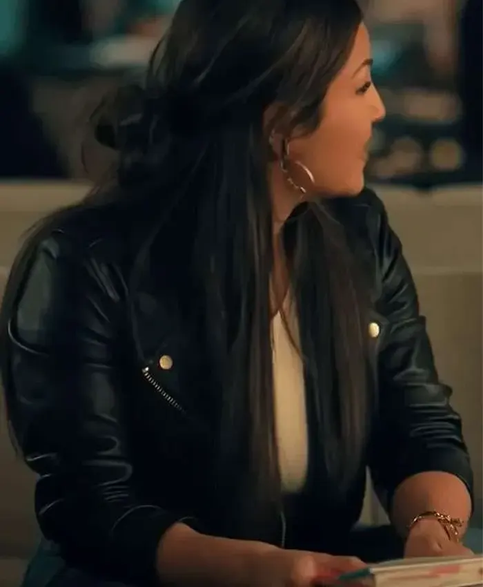 Annie Gonzalez Relationship Goals 2026 Black Leather Jacket