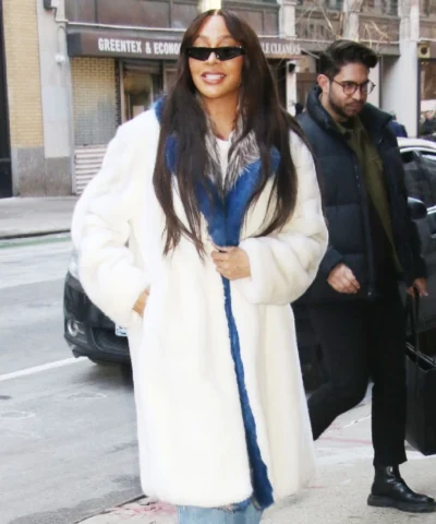 Anthony White Fur Coat