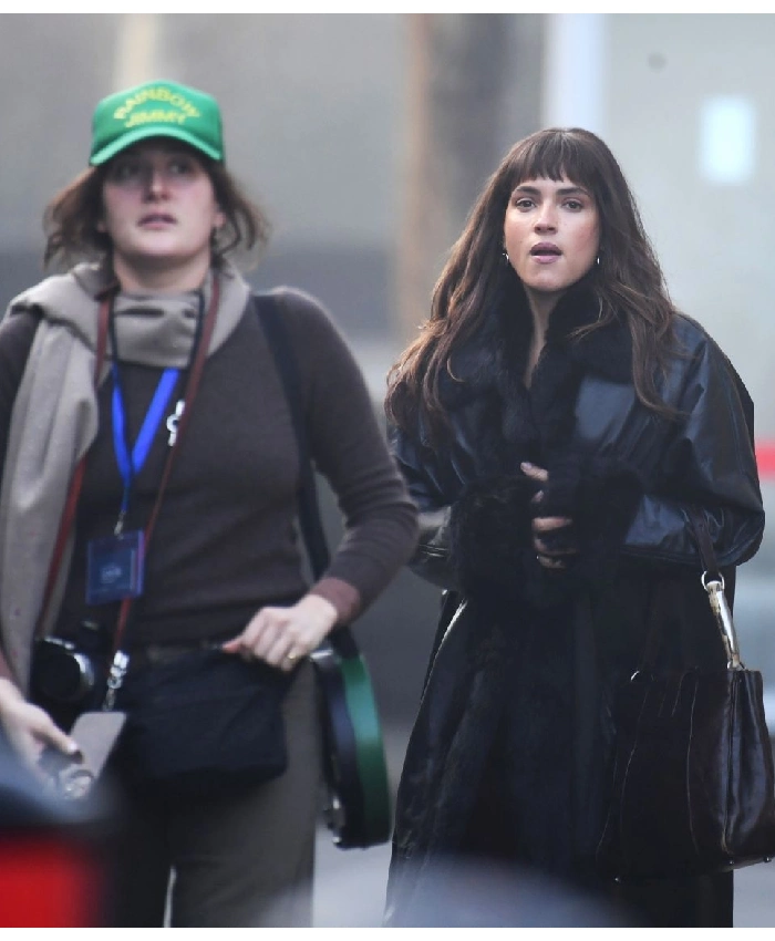 Arjona Black Leather Coat