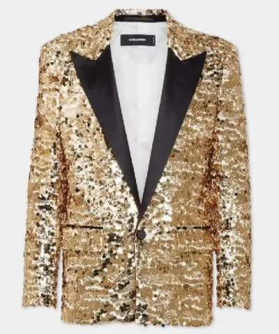 Alternative view of Samuel Arnold Emily In Paris S05 Golden Sequin Blazer