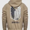 Attack On Titan 2026 Brown Hoodie