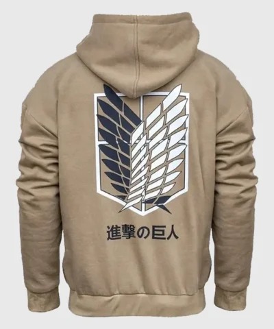 Attack On Titan 2026 Brown Hoodie
