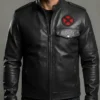 Avengers Doomsday 2026 Patrick Stewart Black Leather Jacket