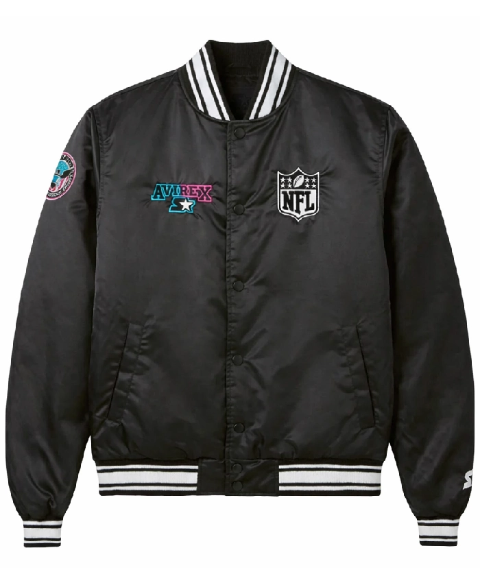 Avirex X Starter Super Bowl LX Satin Jacket