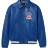 Avirex Blue Leather Varsity Jacket