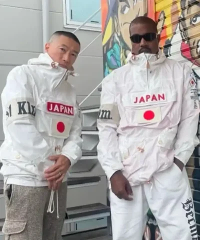 BEAMS x Polo Ralph Lauren Japanorak White Jacket - Front View