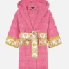 Barocco Versace Silk Pink Robe