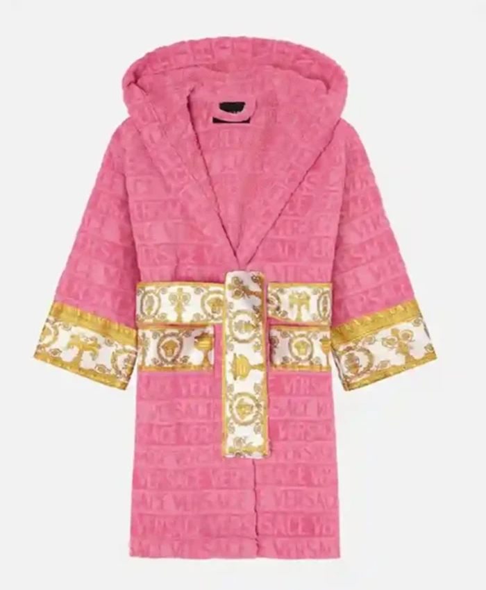 Barocco Versace Silk Pink Robe