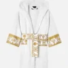 Barocco Versace Silk White Robe