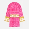 Baroque Short Versace Bathrobe Pink