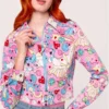 Bayes Casualty S45 Pink Printed Jacket