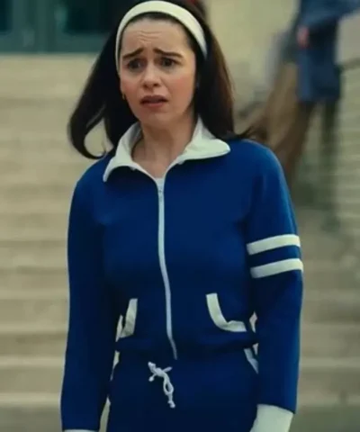 Bea Ponies 2026 Emilia Clarke Blue Track Jacket