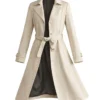 Bea Ponies Season 1 Emilia Clarke White Trench Coat