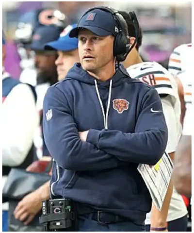 Ben Johnson Chicago Bears Sideline Hoodie