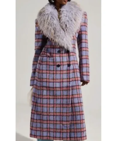 Beyond The Gates S05 Chelsea Hamilton Plaid Coat