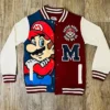 Super Mario Varsity Multi-Colors Jacket Style 4