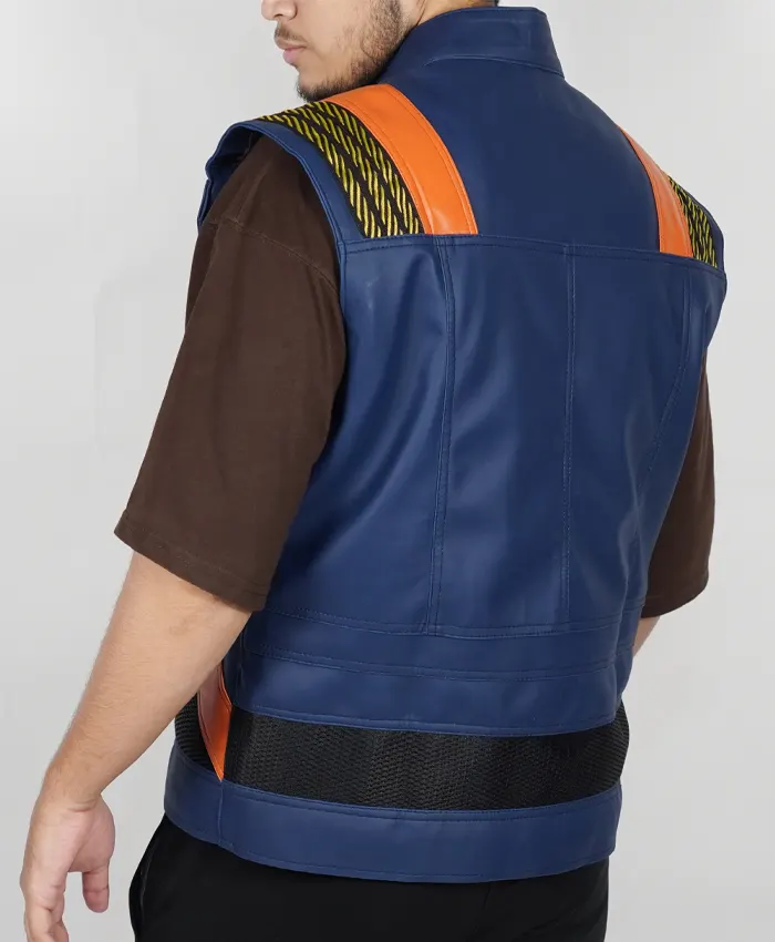 Michael B Jordan Movie Black Panther Leather Vest