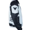 Black and White Moto Leather Jacket