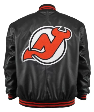 Bomber New Jersey Devils Leather Jacket